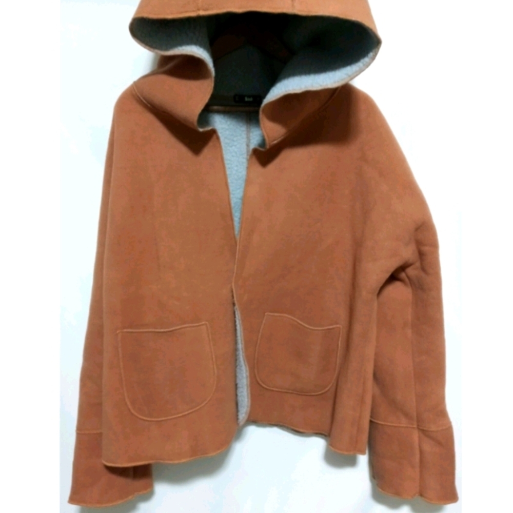 SheIn Hoodie Coat with front Pockets. XL